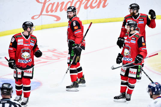 Malmö Redhawks Axel Wemmenborn, Stefan Warg, Johan