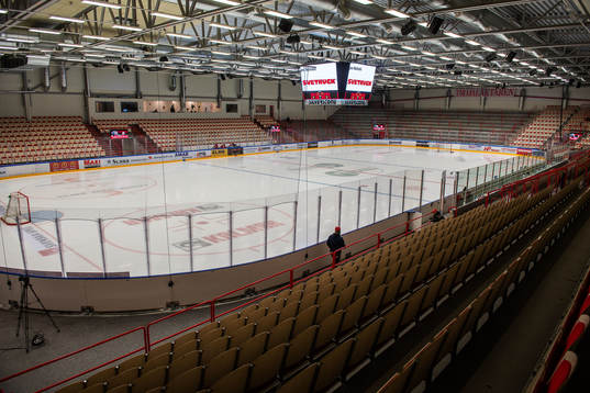 Interiörbild på Ljungby Arena