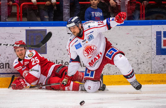 Västerviks Joakim Englund och Trojas Mattias Åkesson