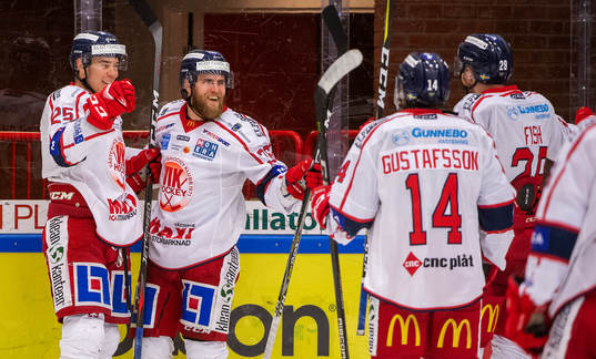 Västerviks Patrik Blomberg jublar