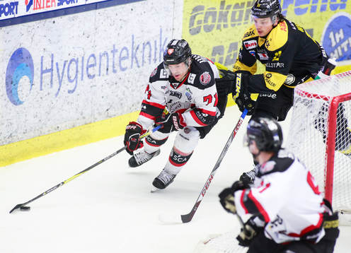 Västerås Kevin Weiskog och Piteås Joakim Högberg
