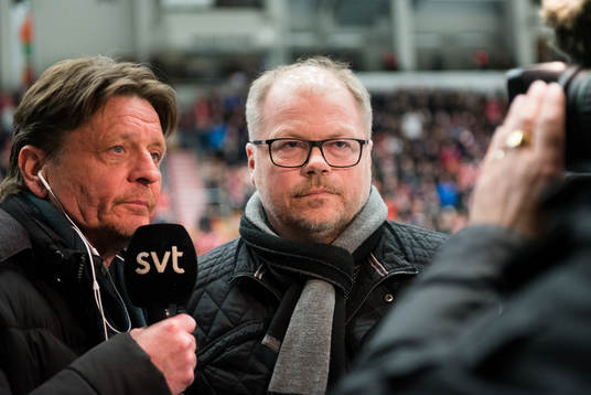 Timrås sportchef Kent Norberg i tv intervju
