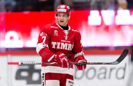 Timrås Marcus Hardegård jublar