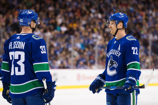 Vancouvers Henrik Sedin och Daniel Sedin