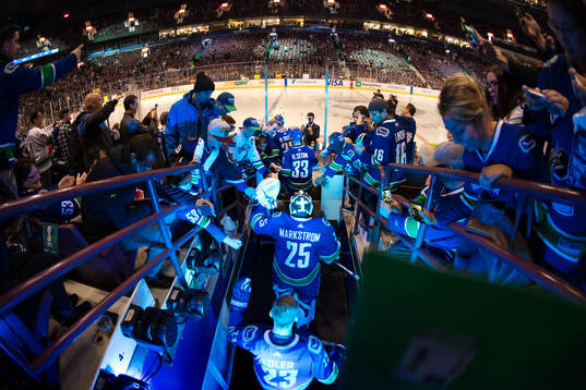 Vancouvers Daniel Sedin, Henrik Sedin, målvakt Jacob