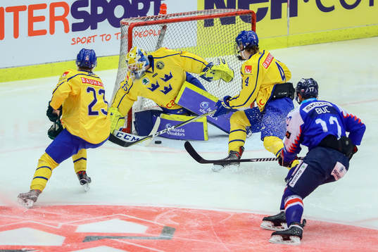 Sveriges målvakt Magnus Hellberg