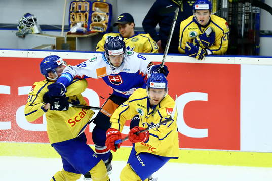 Sveriges Lawrence Pilut, John Norman och Slovakiens Filip