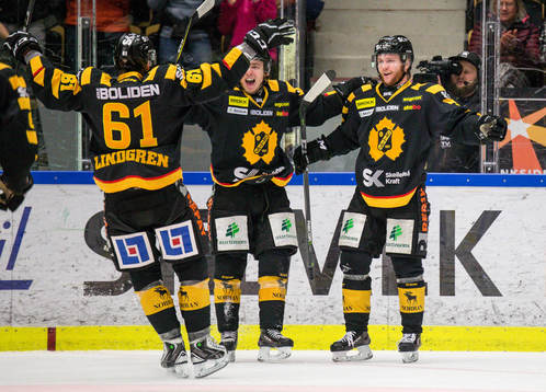 Skellefteås Sebastian Ohlsson (th), Andreas Wingerli