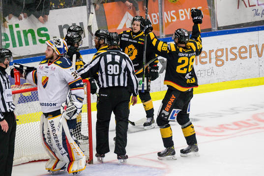 Skellefteås Johan Alm , Tim Söderlund , Andreas Wingerli
