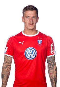 Malmö FFs målvakt Johan Dahlin