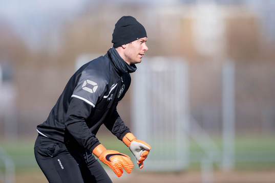 Landskronas målvakt Viktor Noring
