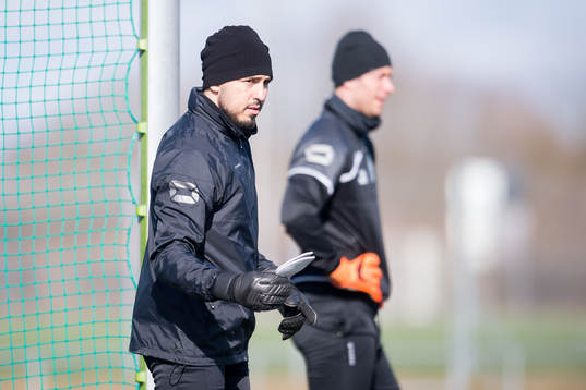 Landskronas målvakt Amr Kaddoura