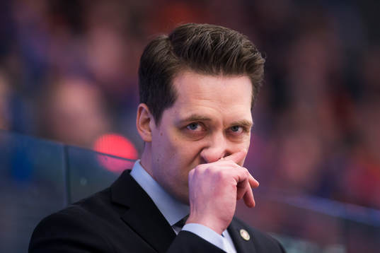 Växjös tränare Sam Hallam