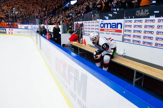 Malmö Redhawks Lukas Haudum deppar