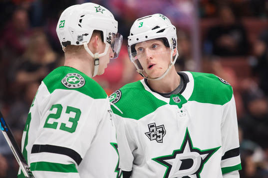Stars Esa Lindell och John Klingberg