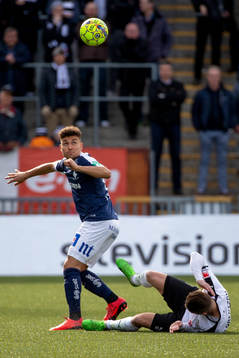 Norrköpings Jordan Larsson och Örebros Johan Mårtensson