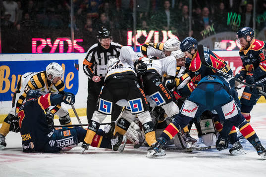 Djurgårdens och Skellefteås spelare