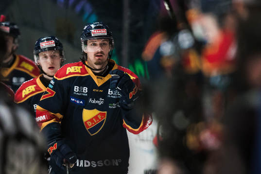 Djurgårdens Linus Johansson jublar