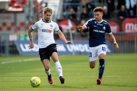 Örebros Daniel Björnquist och Norrköpings Jordan Larsson