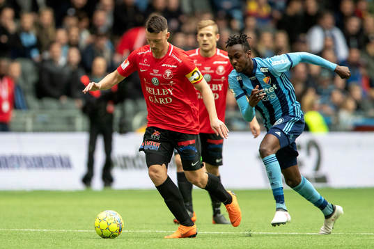 Trelleborgs Alexander Blomqvist och Djurgårdens Philana
