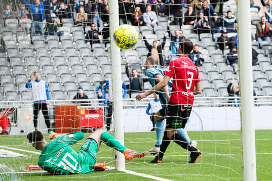 Djurgårdens Marcus Danielson gör 1-0 för Djurgården