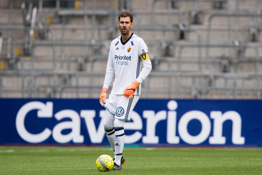 Djurgårdens målvakt Andreas Isaksson