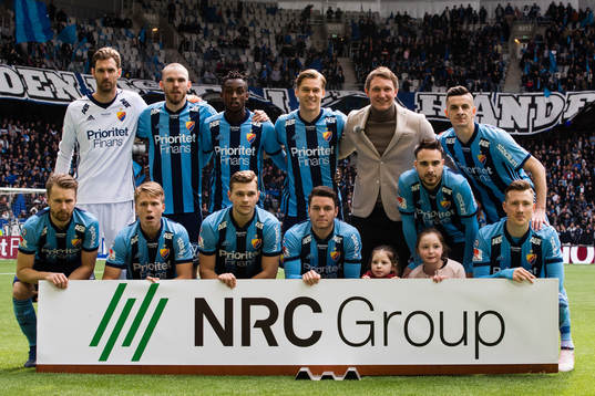 Djurgårdens startelva med Kim Källström och hans