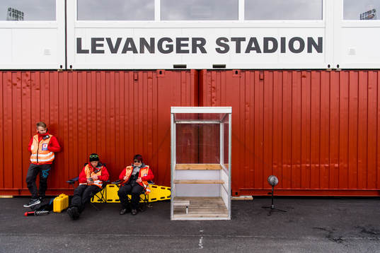 General view of Levanger stadion