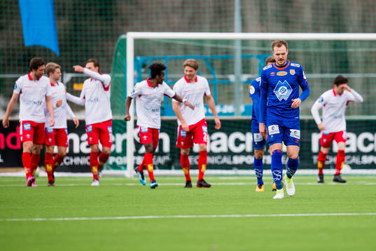 Aron Elis Thrandarson of Aalesund looks dejected