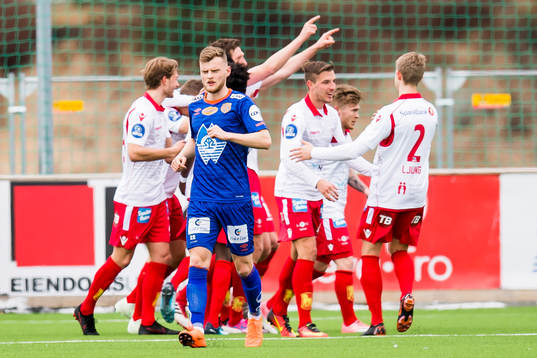 Adam Örn Arnarson of Aalesund looks dejected