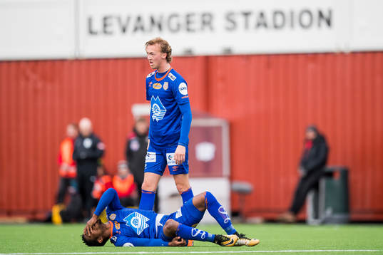 Erikson Spinola Lima and Jørgen Hatlehol of Aalesund