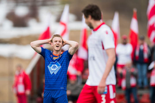 Torbjørn Agdestein of Aalesund reacts
