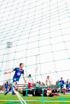 Torbjørn Agdestein of Aalesund celebrates the 2-1 goal in