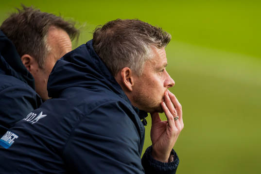 Ole Gunnar Solskjær, manager of Molde