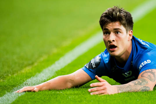 Mathias Normann of Molde reacts