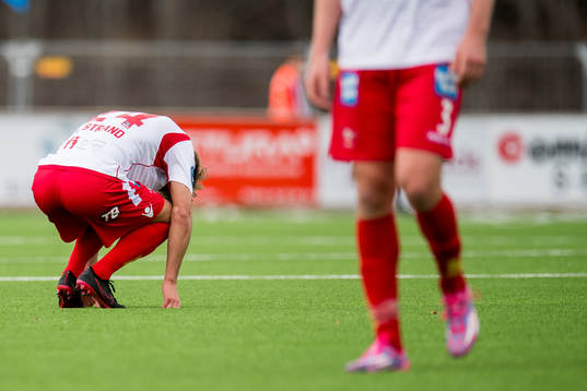 Andreas Lykke Strand of Levanger looks dejected