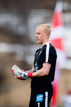 Goalkeeper Julian Rekdahl Faye Lund of Levanger