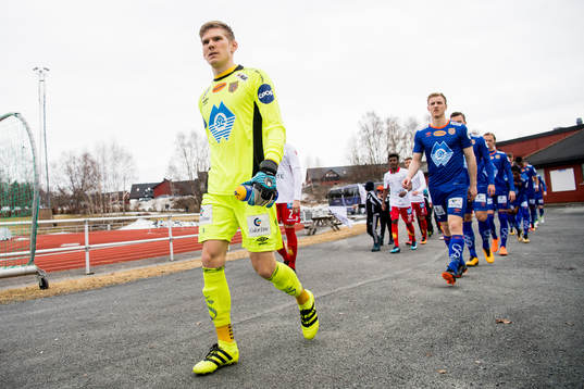 Goalkeeper Andreas Lie of Aalesund