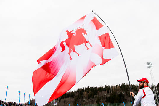 The flag of Levanger