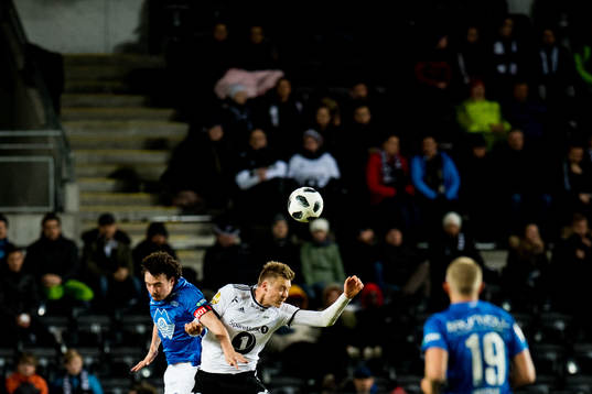 Vegard Forren of Molde and Alexander Toft Søderlund of