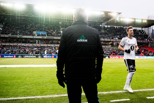 Kåre Ingebrigtsen, head coach of Rosenborg, and Nicklas
