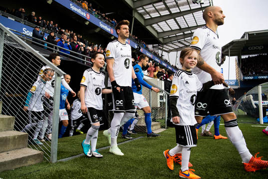 Nicklas Bendtner and Tore Reginiussen of Rosenborg
