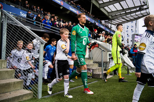 Goalkeeper André Hansen of Rosenborg
