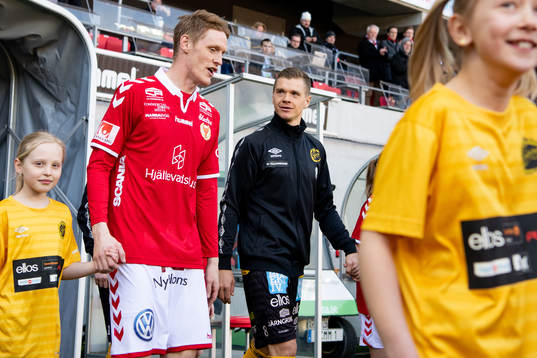 Kalmars Rasmus Elm och Elfsborgs Samuel Holmén