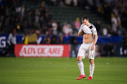 LA Galaxys Zlatan Ibrahimovic deppar