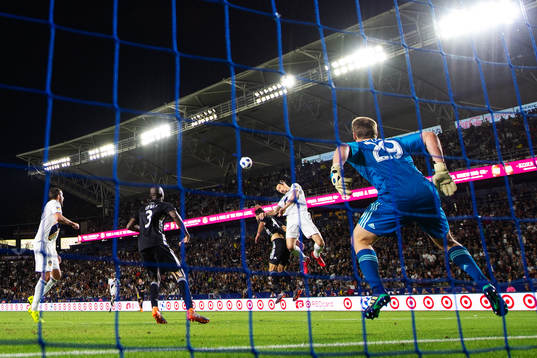 LA Galaxys Zlatan Ibrahimovic i en nickduell med Kansas