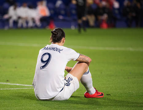 LA Galaxys Zlatan Ibrahimovic deppar