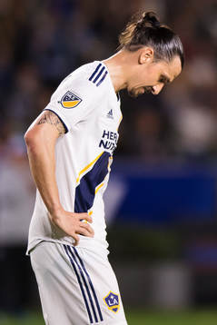 LA Galaxys Zlatan Ibrahimovic deppar