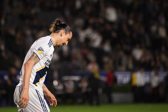 LA Galaxys Zlatan Ibrahimovic deppar