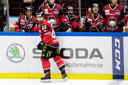Malmö Redhawks Nichlas Hardt deppar